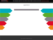 Tablet Screenshot of open24.nl